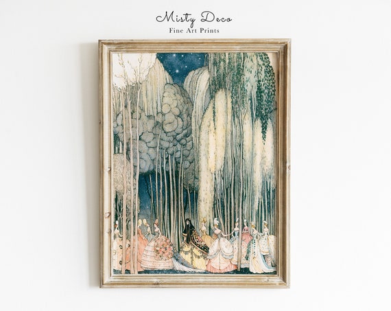 Kay Nielsen Fairy Tale Princesses Dancing Art Print