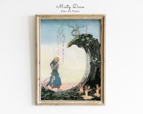 Art Nouveau Fairy Tale Illustration By Kay Nielsen The Three Princesses Of Whiteland Storybook Golden Age