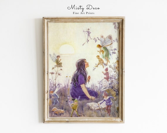 Whimsical Vintage Fairy Illustration By Margaret Tarrant