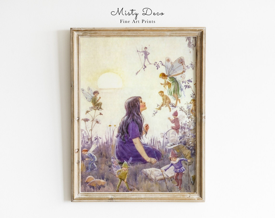 Whimsical Vintage Fairy Illustration By Margaret Tarrant