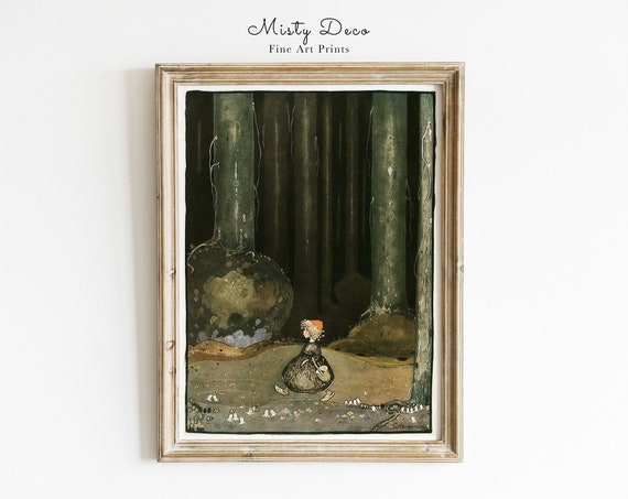 Little Red Riding Hood Art Print, Gustaf Tenggren