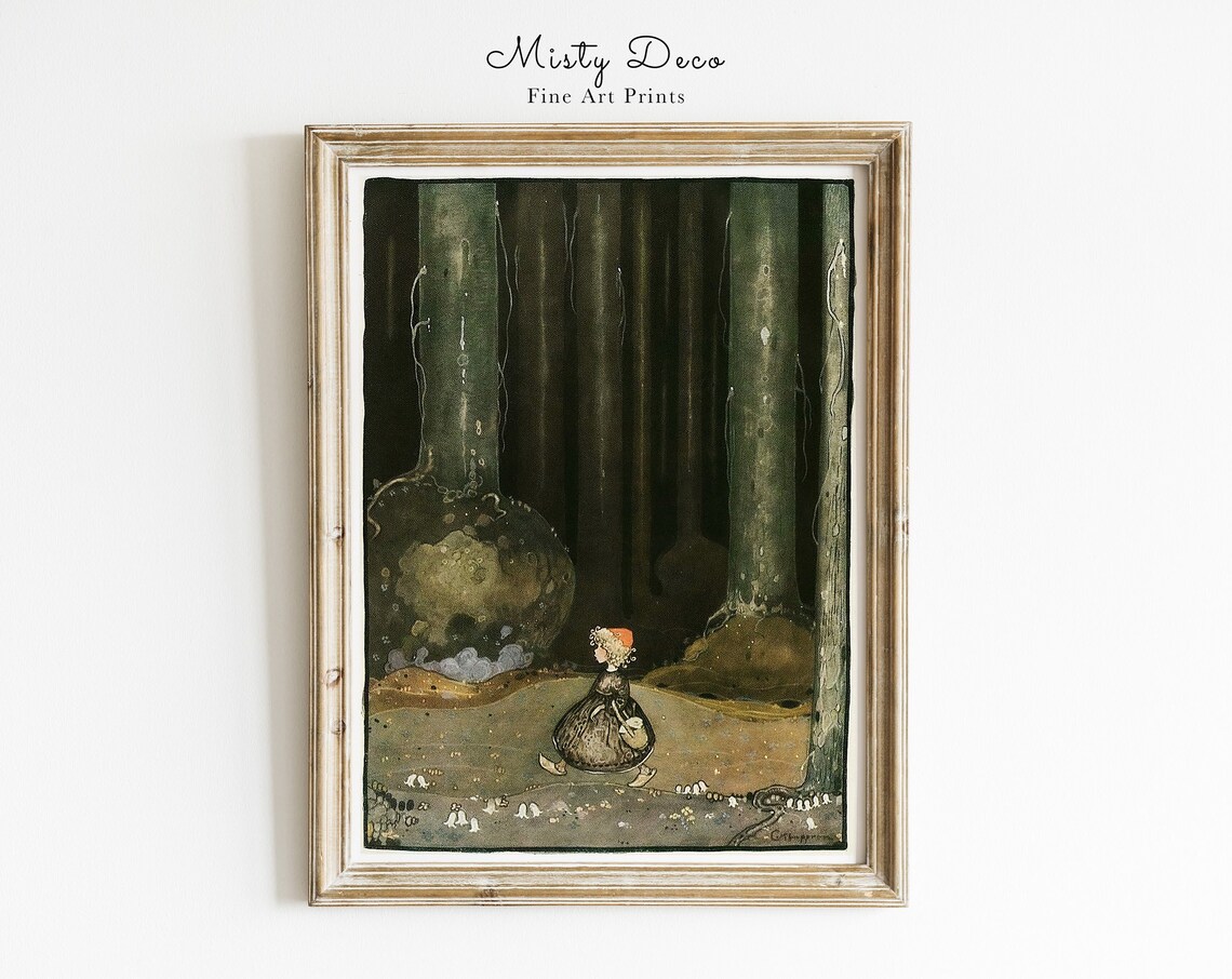 Little Red Riding Hood Art Print, Gustaf Tenggren