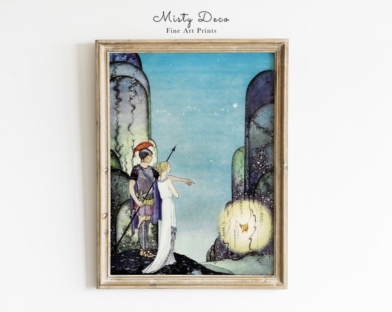 Enchanting Vintage Fairy Tale Illustration By Virginia Frances Sterrett For Nursery