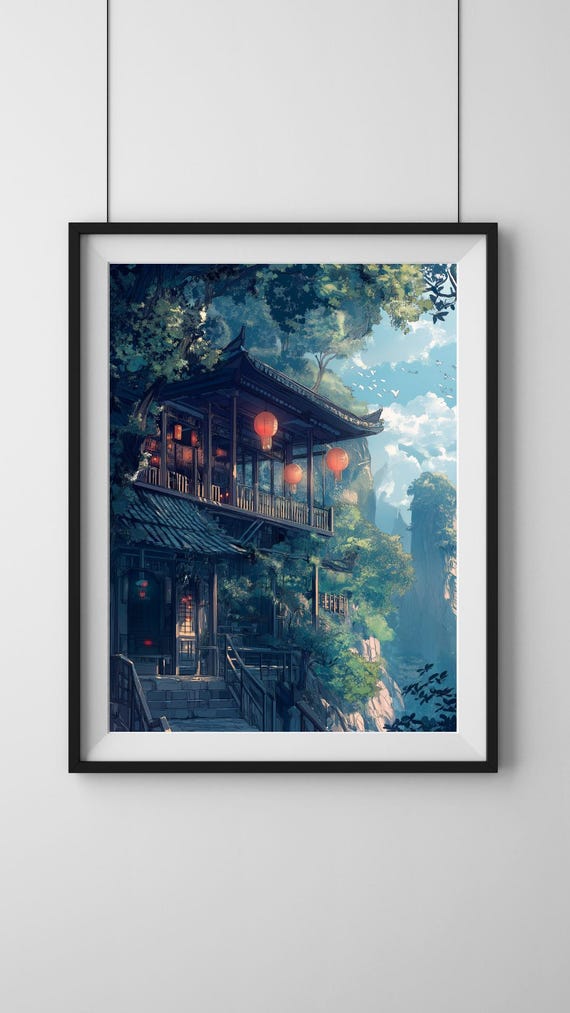 Anime Poster Anime Lover Wall Art Galley Art Exhibition Print Japanese Inspired Poster Street Art Gift Idea Bedroom Wall Art