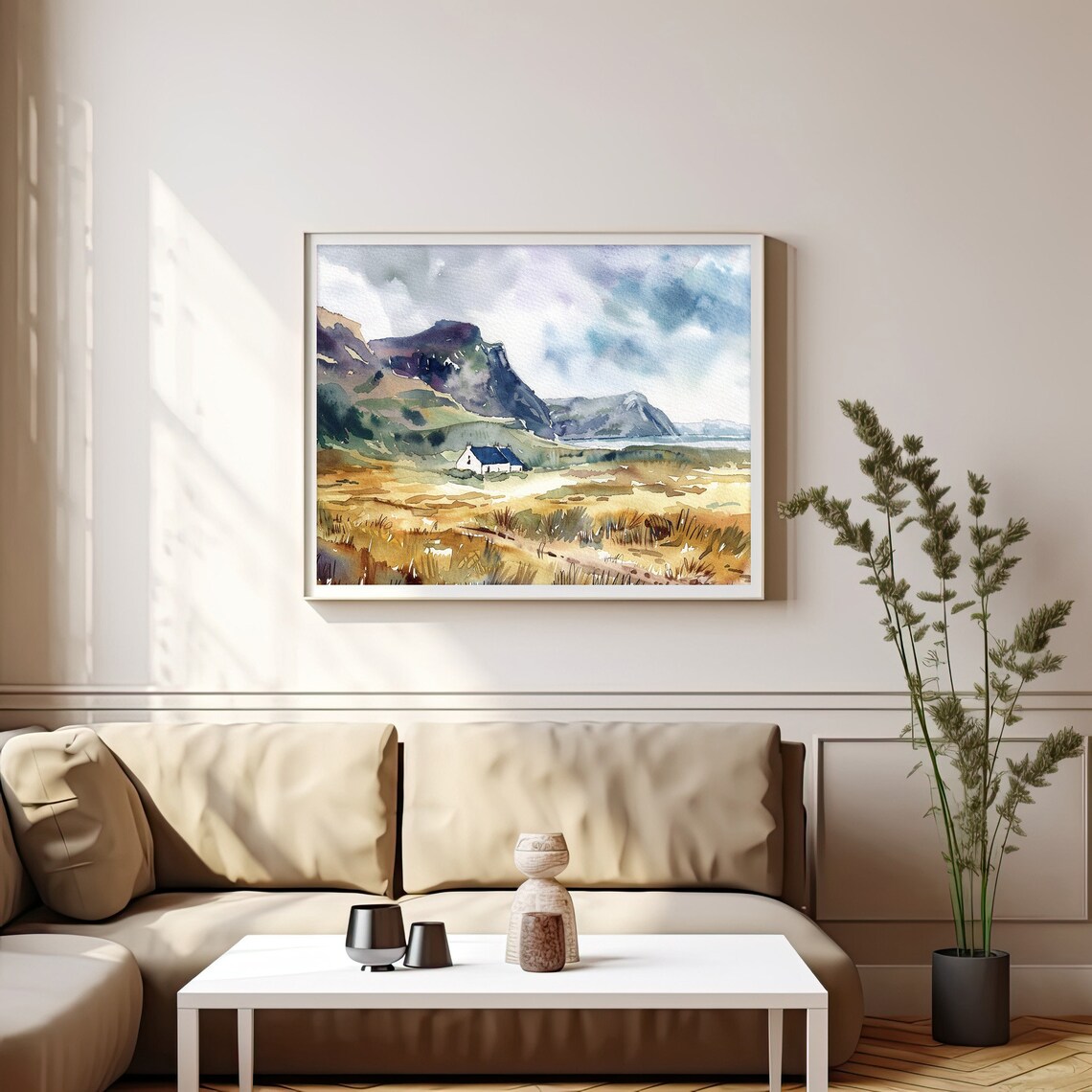 Isle Of Skye Countryside Art Print, Rustic Landscape - Image 4