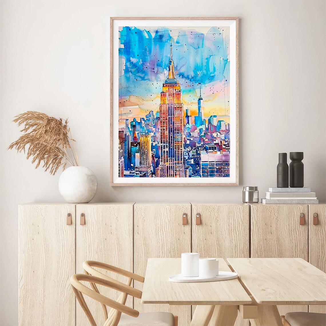 New York Watercolor Art Print, Empire State Building - Image 5