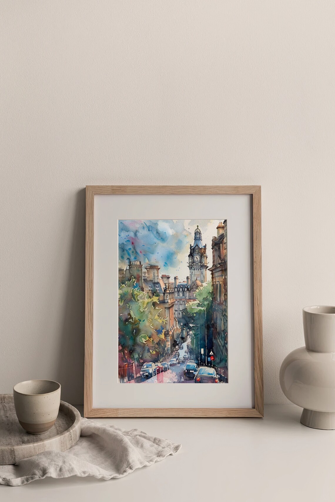 Edinburgh Painting Scottish Wall Art Print - Image 3