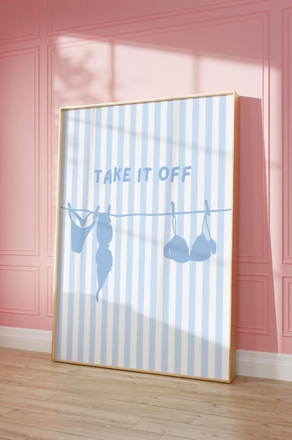 Funny Bathroom Art Trendy Preppy Decor
