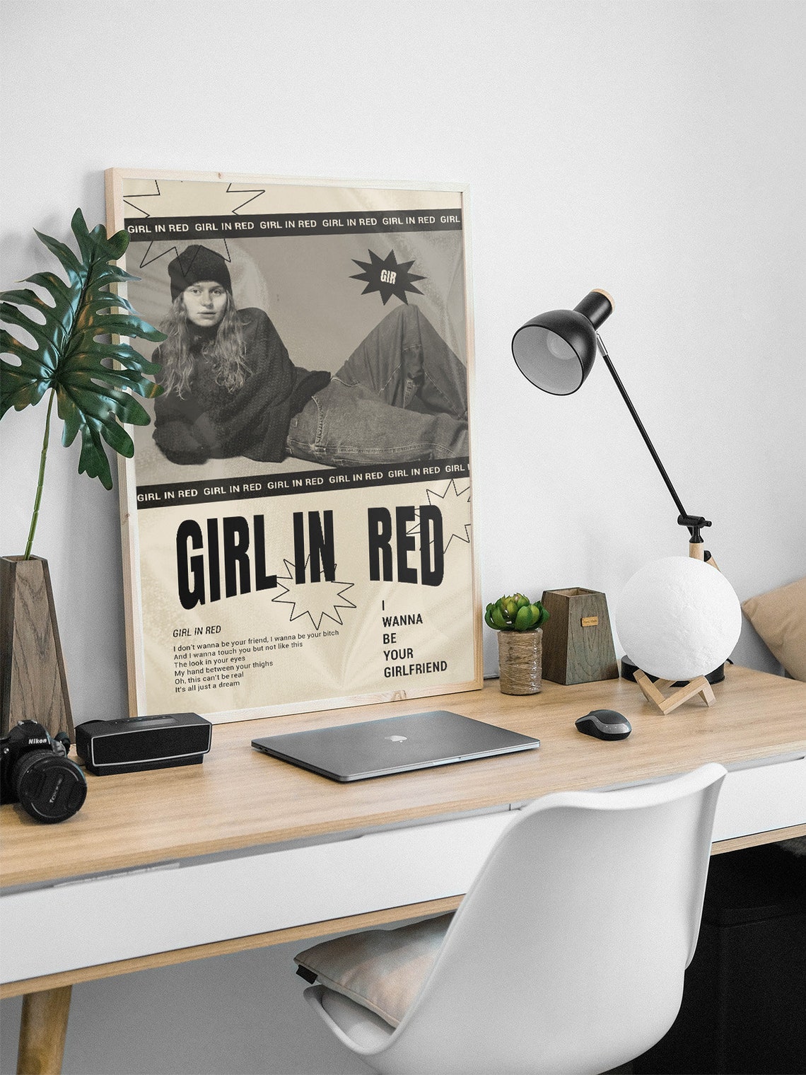 Girl In Red I Wanna Be Your Girlfriend Indie Pop Music Art Poster - Image 3