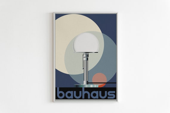 Bauhaus Exhibition Poster Bauhaus Print Bauhaus Art Poster Bauhaus Poster Bauhaus Exhibition Home Decor Art Exhibition Wall Decor