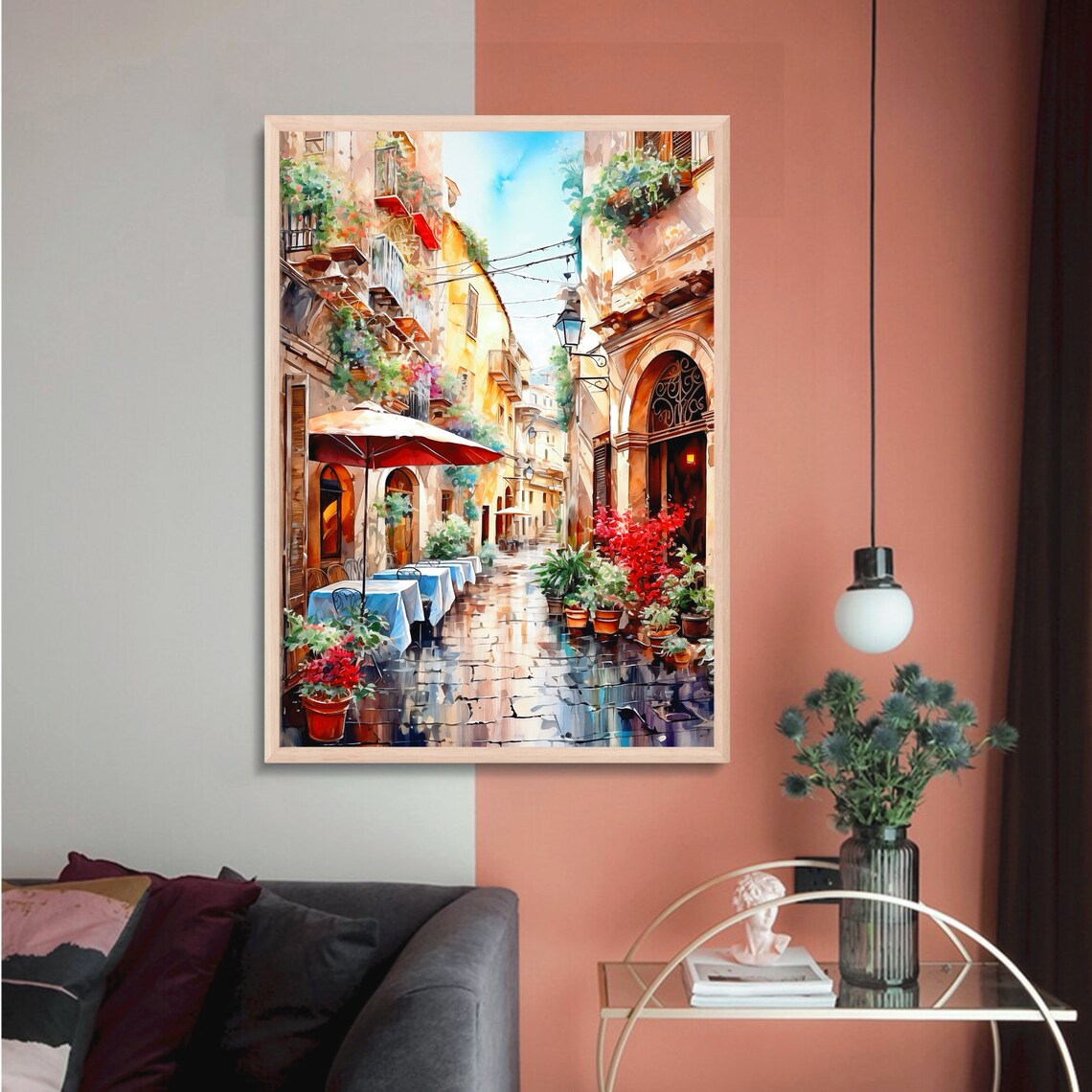 Rome Travel Poster, Italy and Roma Art Print - Image 5