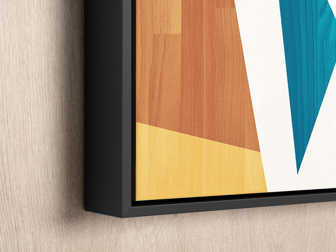 Correlation Panoramic Print Retro Loft Wall Art Print - Image 3