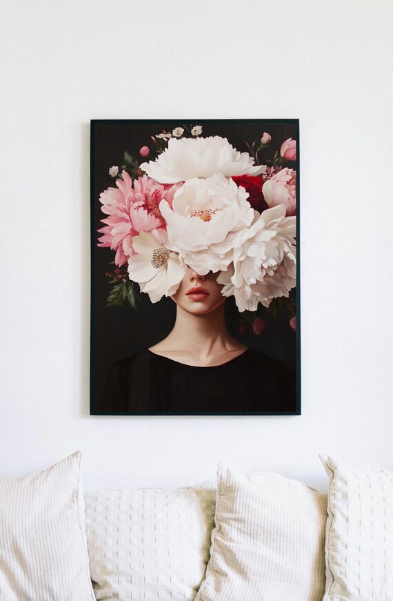Floral Oil Painting Art Print