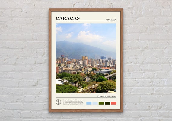 Caracas Photo Poster Print, Venezuela Wall Art
