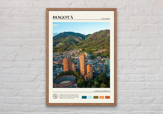 Bogota Real Photo Poster, Colombia South America