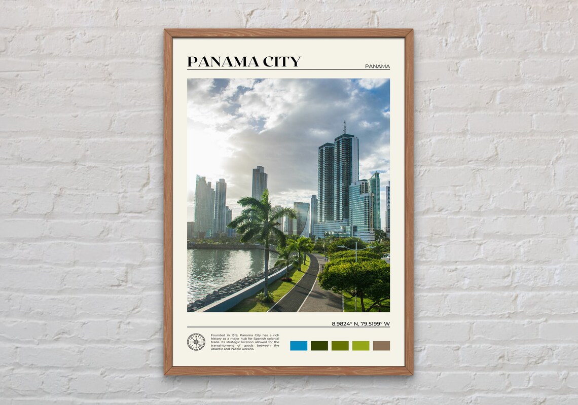 Panama City Photo Print, Travel Wall Art