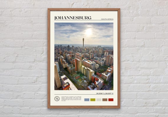 Real Photo Johannesburg Print Johannesburg Art Johannesburg Poster Johannesburg Photo Johannesburg Poster Print Johannesburg Decor