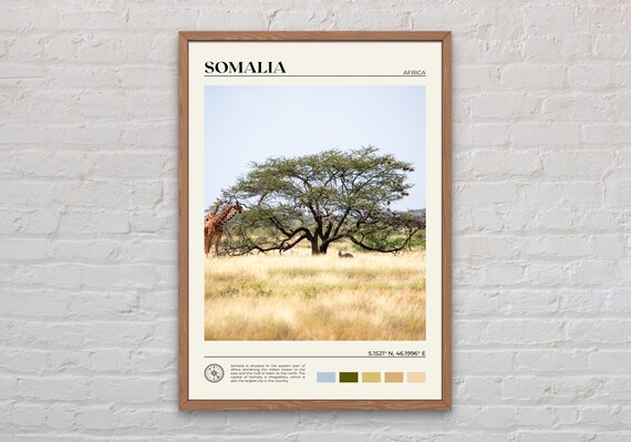 Somalia Photo Art Print, Africa Wall Decor