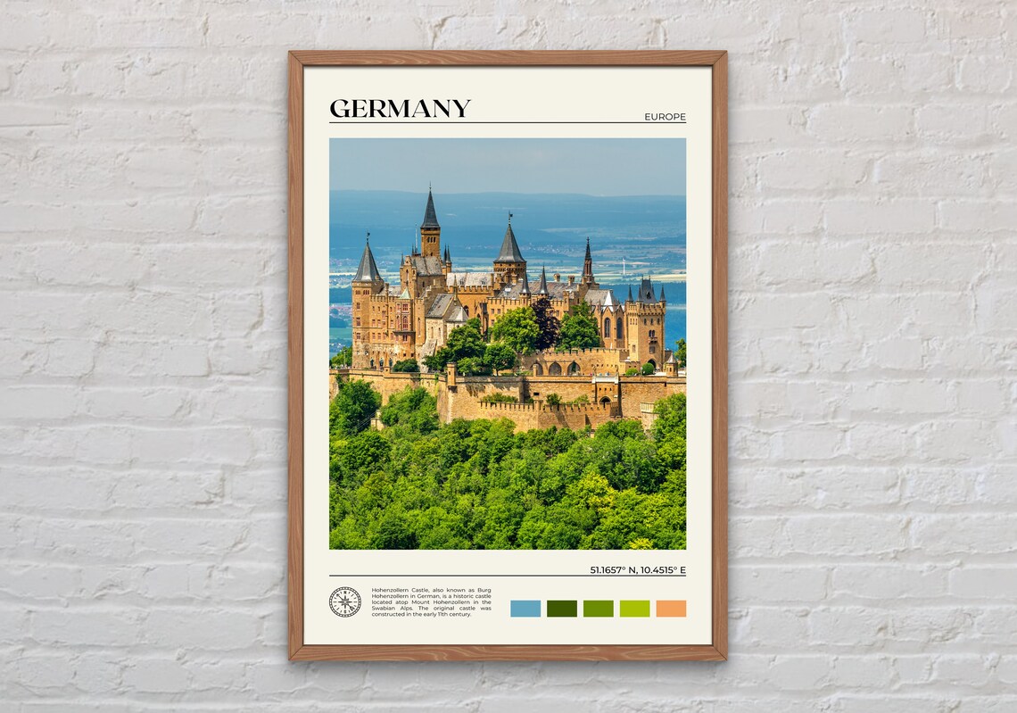 Germany Travel Photo Poster, Berlin Europe