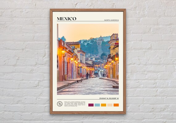 Mexico Real Photo Wall Art Print, North America