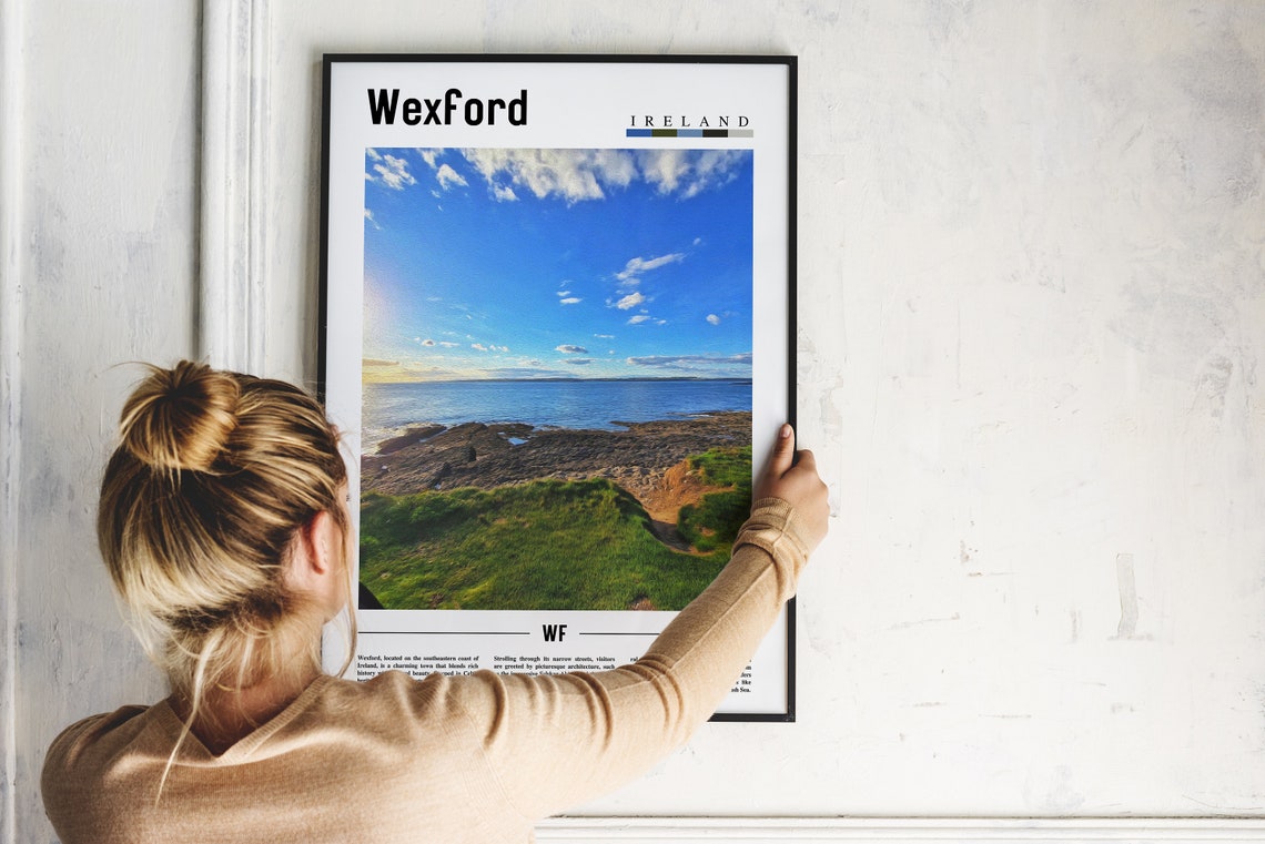 Wexford Poster Wexford Print Wexford Wall Art Europe Photo Europe Poster Europe Print Travel Poster - Image 2