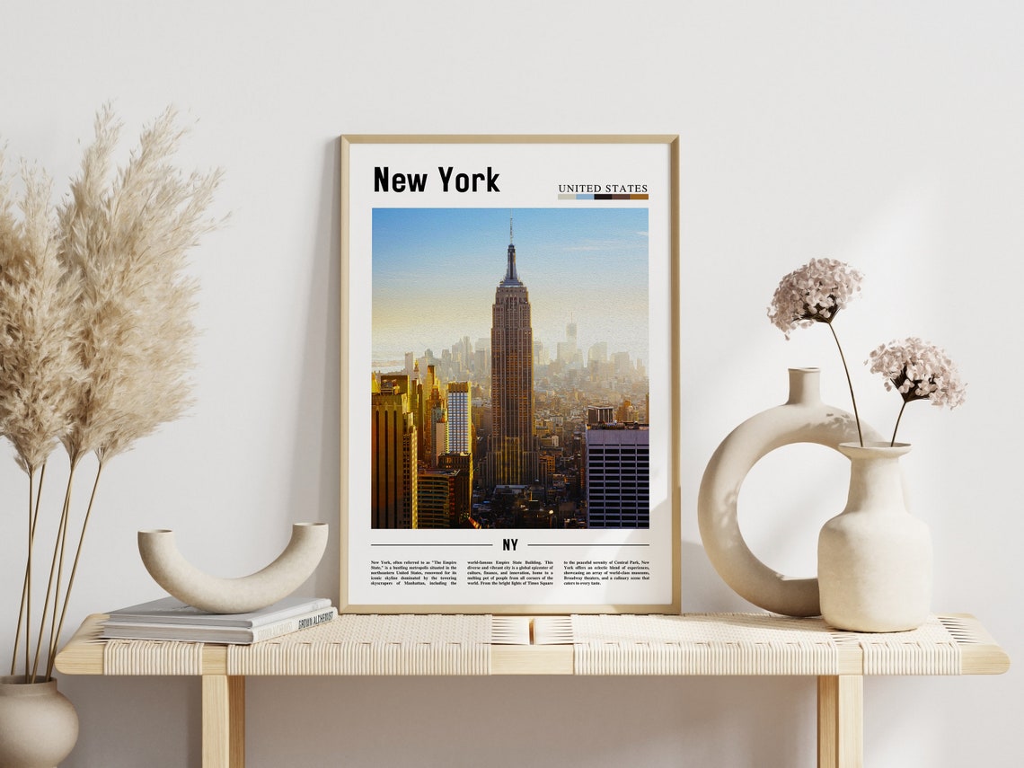 New York Poster New York Print New York Wall Art Ny Photo Ny Poster Ny Print New York Photo Travel Poster - Image 3