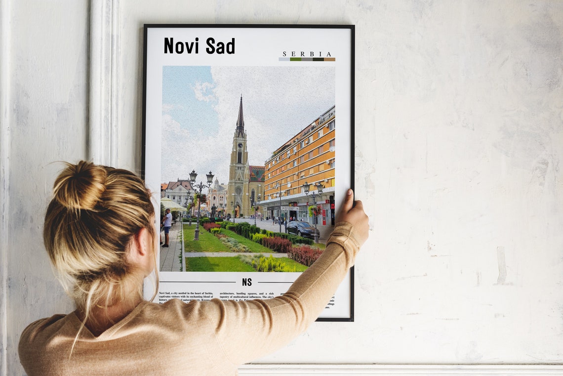 Novi Sad Poster Novi Sad Print Novi Sad Wall Art Europe Photo Europe Poster Europe Print Travel Poster - Image 2