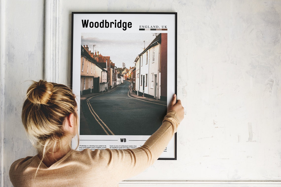 Woodbridge Poster Woodbridge Print Woodbridge Wall Art Europe Photo Europe Poster Europe Print Travel Poster - Image 2