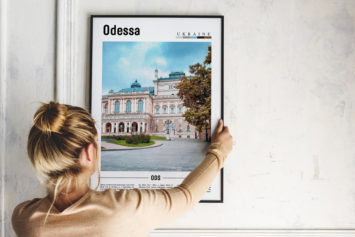 Odessa Poster Odessa Print Odessa Wall Art Europe Photo Europe Poster Europe Print Travel Poster - Image 2