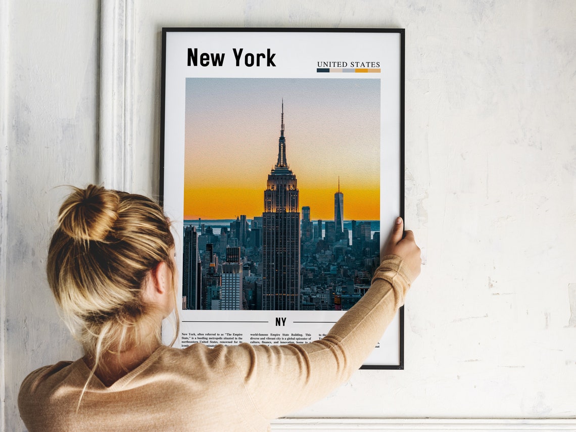 New York Poster New York Print New York Wall Art Ny Photo Ny Poster Ny Print New York Photo Travel Poster - Image 2