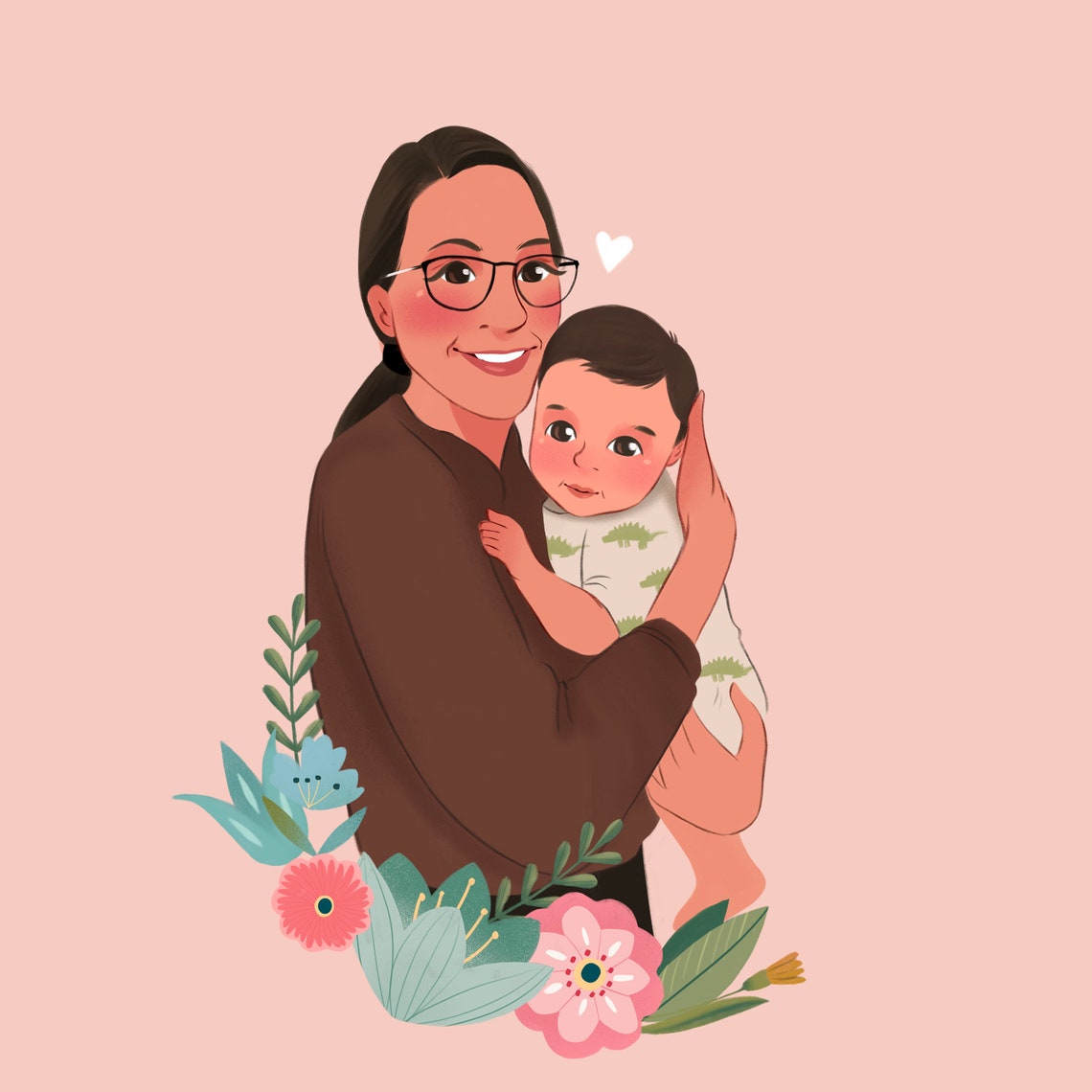 Mother's Day Custom Illustration - Image 3