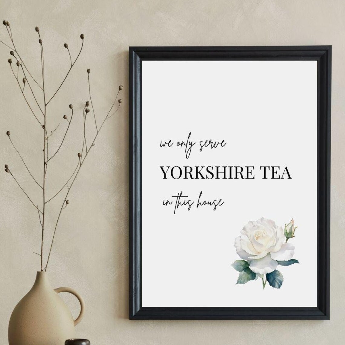 Yorkshire Tea Art Print, Kitchen Decor Gift