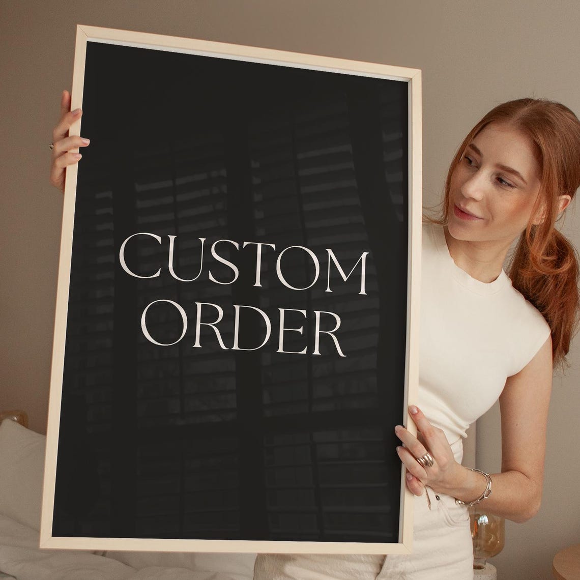 Custom Order Listing Personalized Wall Art Print Made To Design For You