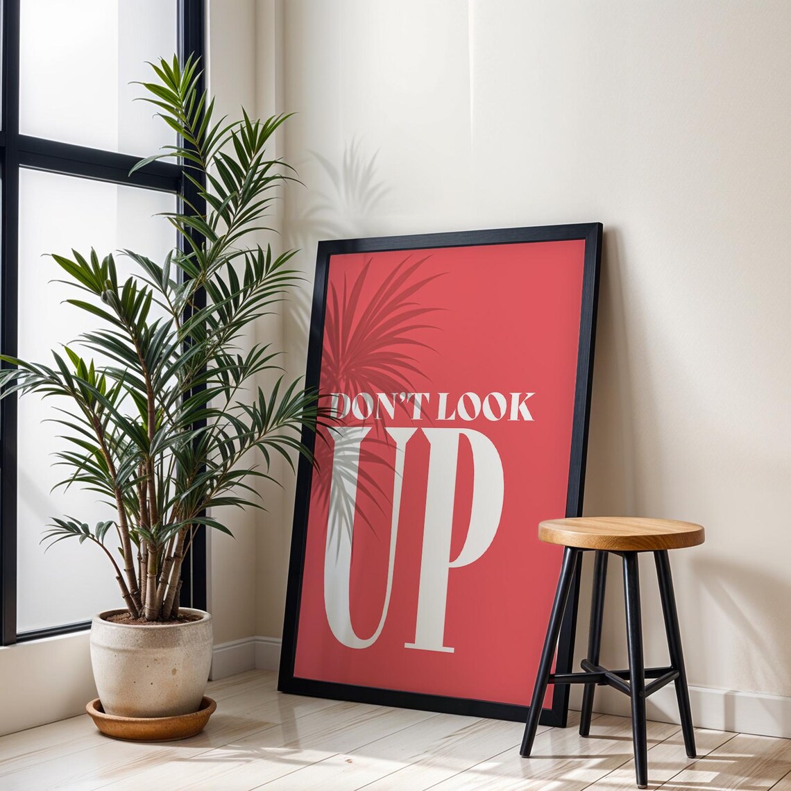 Dont Look Up Bold Typography Statement Poster - Image 2