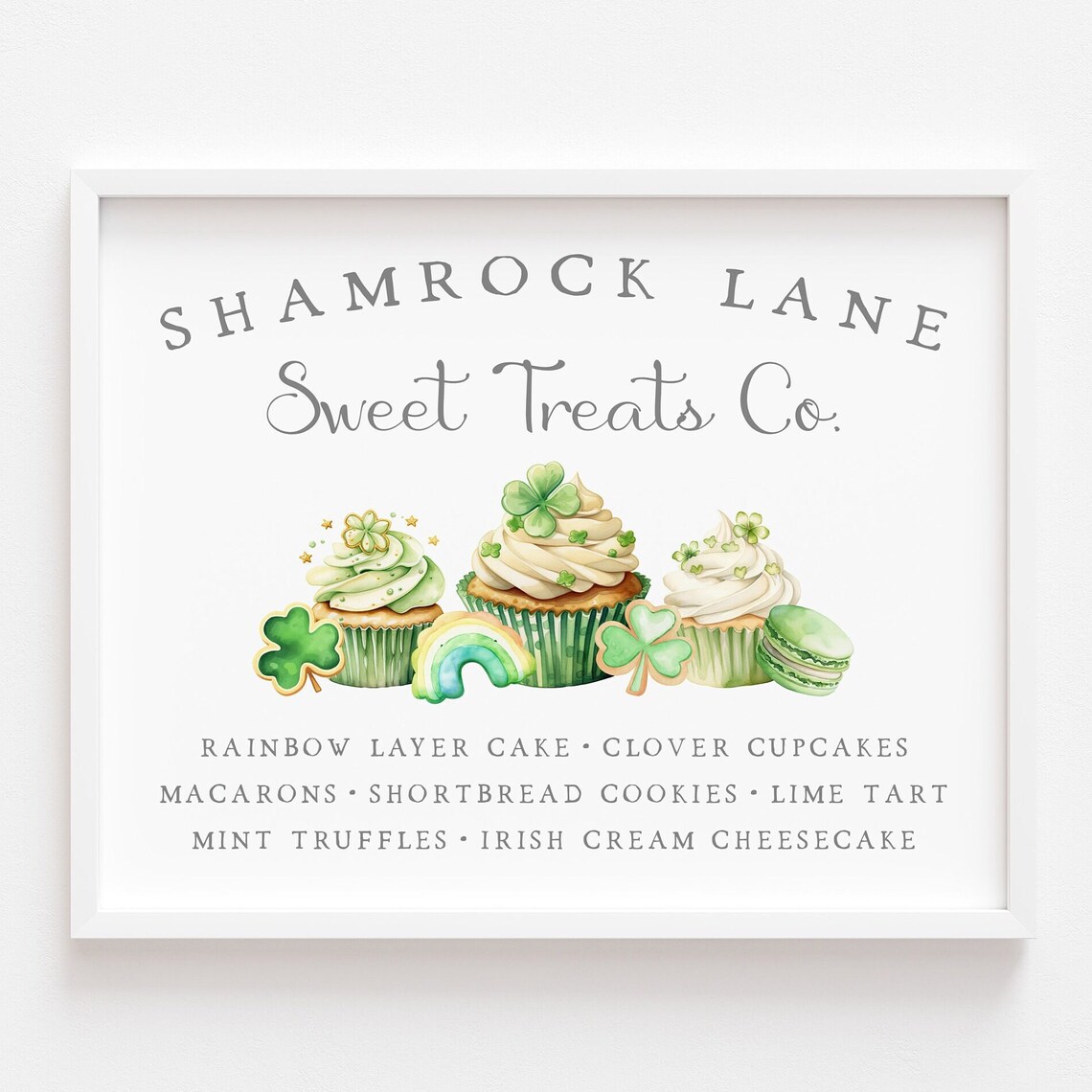 St Patricks Day Bakery Nostalgic Seasonal Art Print - Image 5