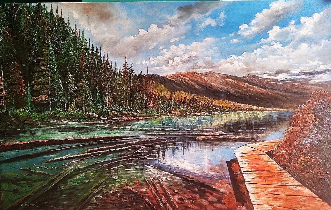 Beautiful Nature Landscape Painting - Image 5