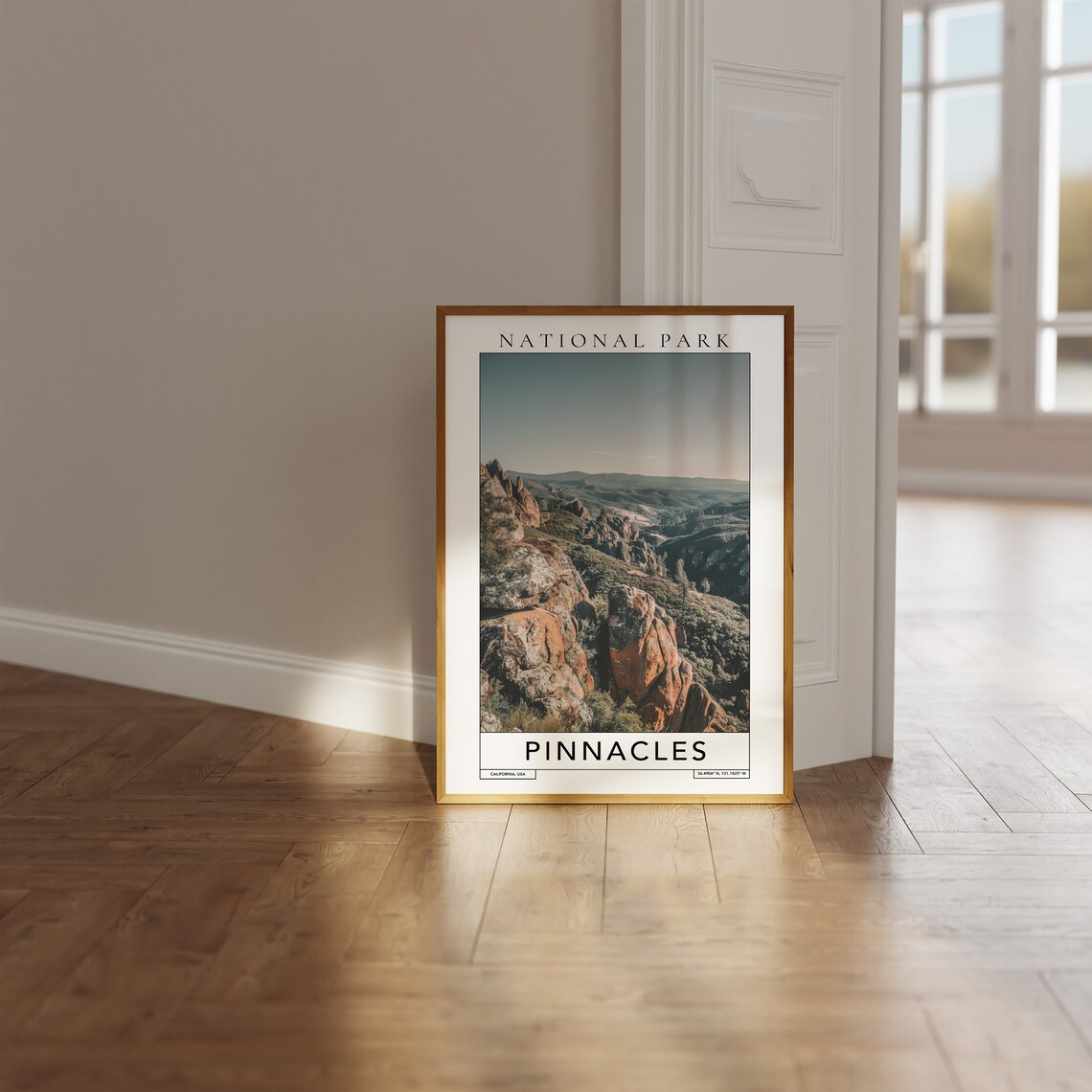 Pinnacles National Park California Rugged Volcanic Rock Spires Poster - Image 2