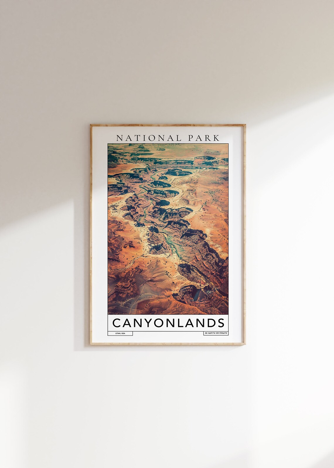 Canyonlands National Park Travel Print Canyonlands Utah Print Canyonlands National Park Canyonlands Park Poster Wall Art Print