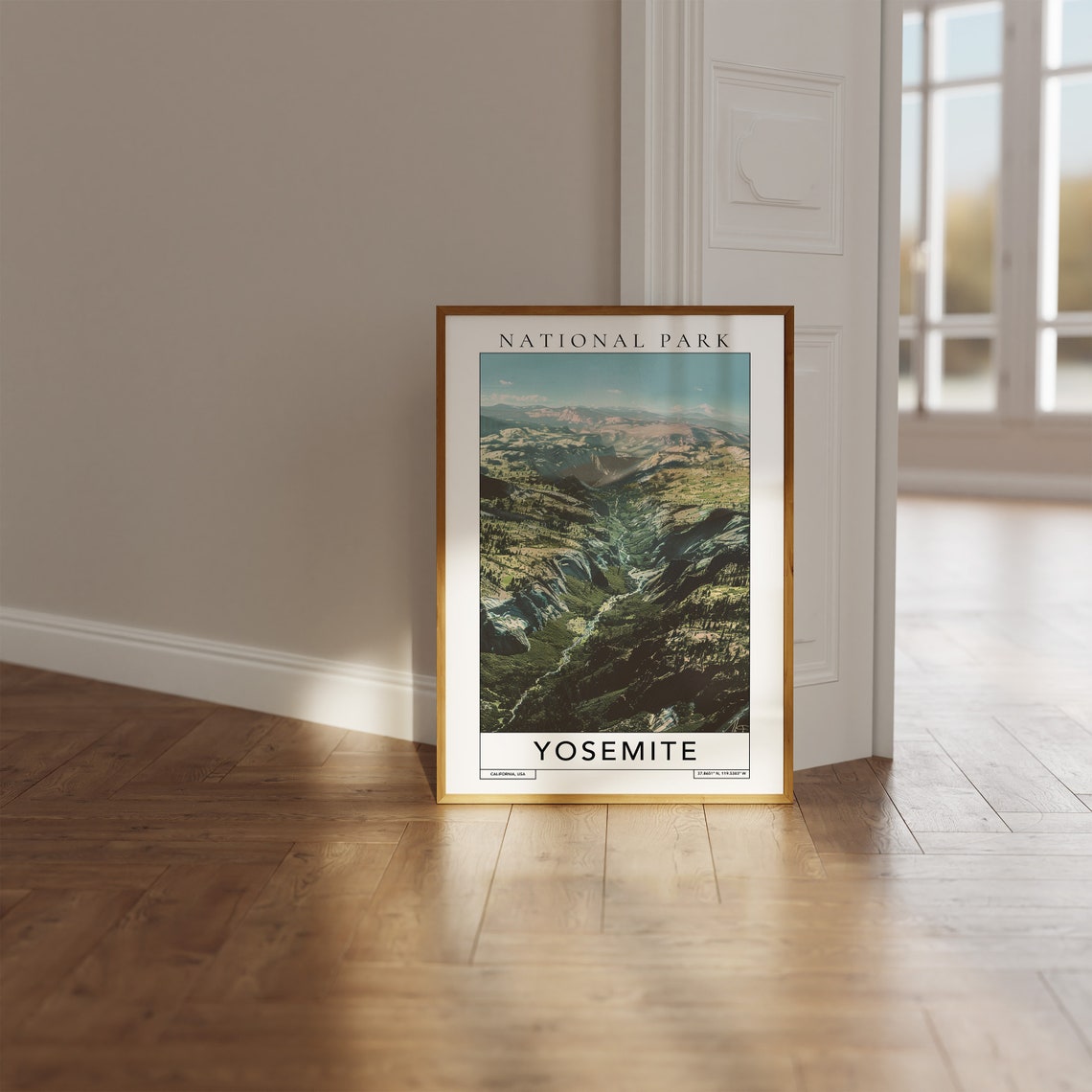 Yosemite National Park Travel Print Yosemite California Travel Poster Yosemite Park Gift Yosemite Travel Print Yosemite California Art - Image 3