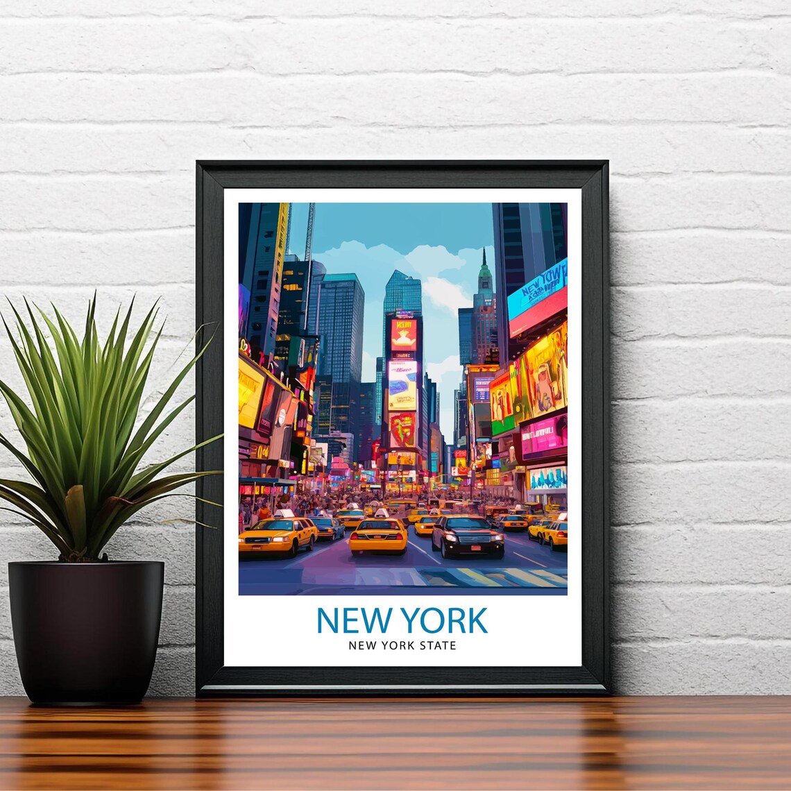 New York City Travel Poster, Urban Wall Decor - Image 2