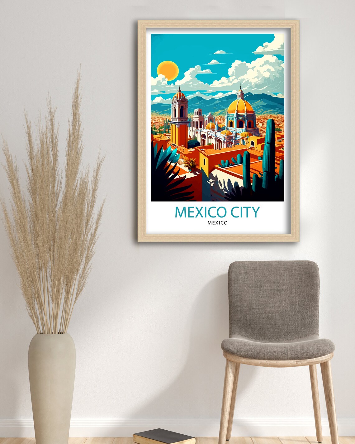 Mexico City Travel Poster, Wall Decor Art Print - Image 3