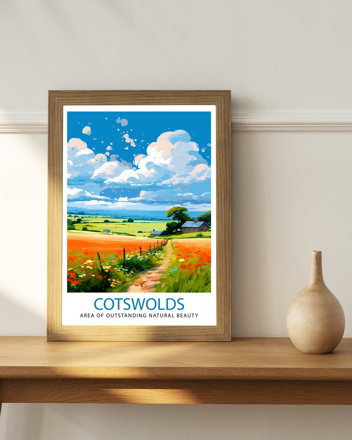 Cotswolds Travel Poster, Cotswolds Wall Art - Image 2