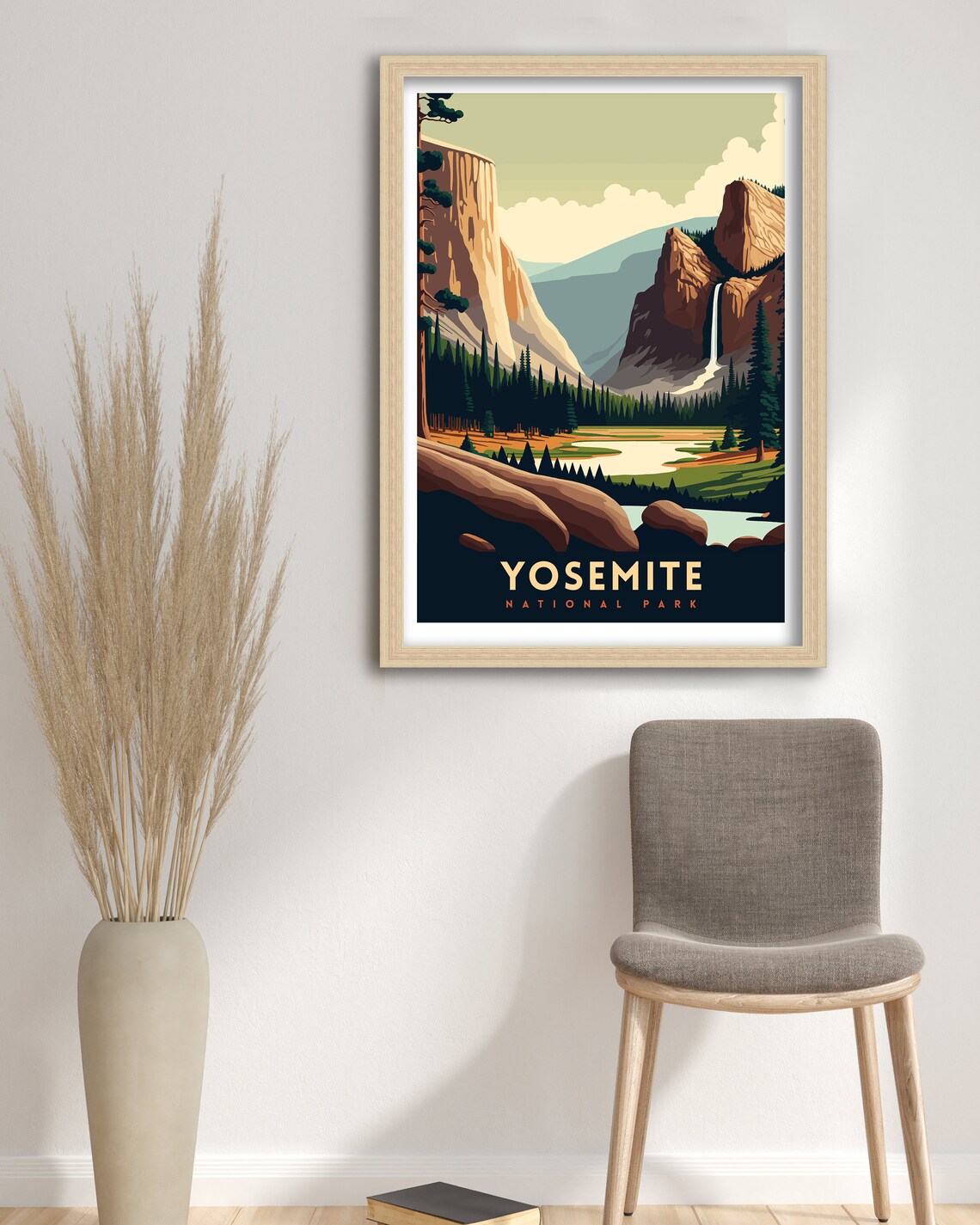 Yosemite National Park Travel Poster, Park Art Print - Image 3