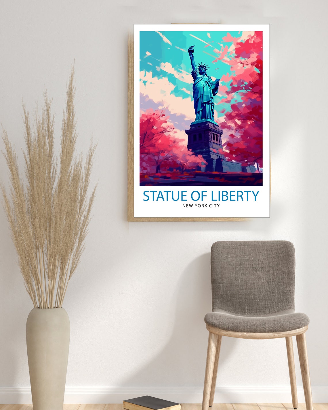 Statue Of Liberty Usa Travel Poster - Image 3