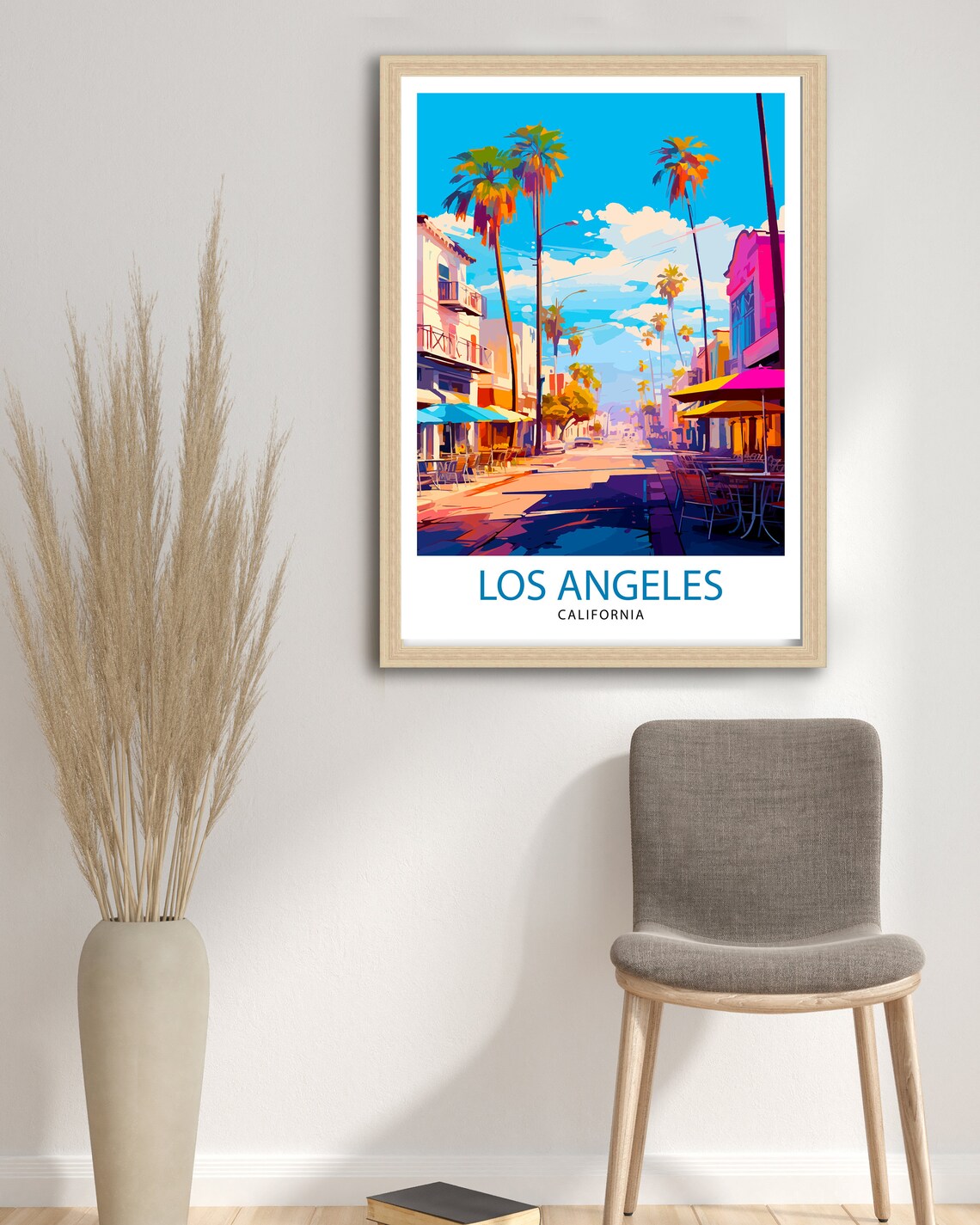 Los Angeles Travel Print, California Wall Decor - Image 3