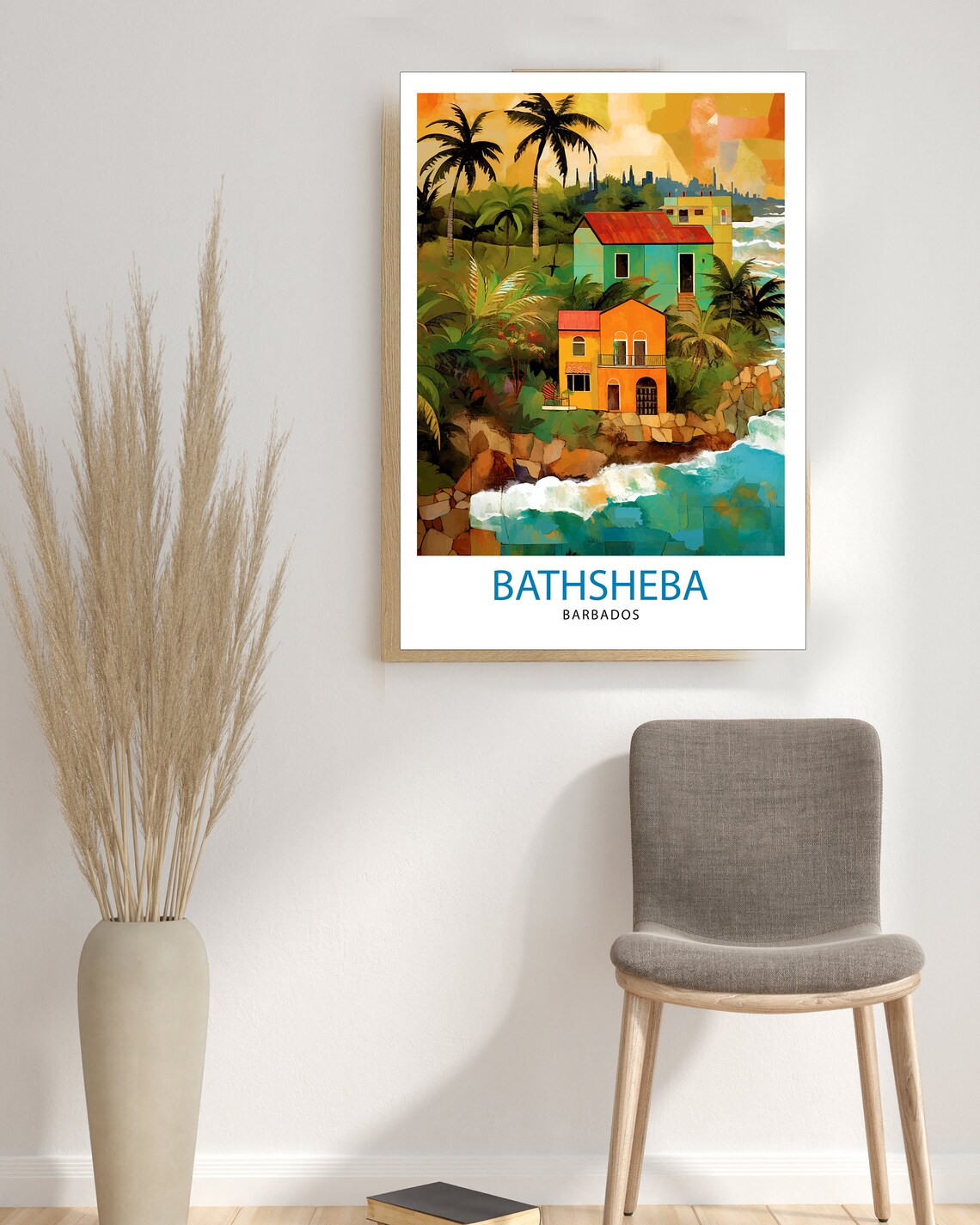 Bathsheba Barbados Travel Poster, World & Cultural Art - Image 3