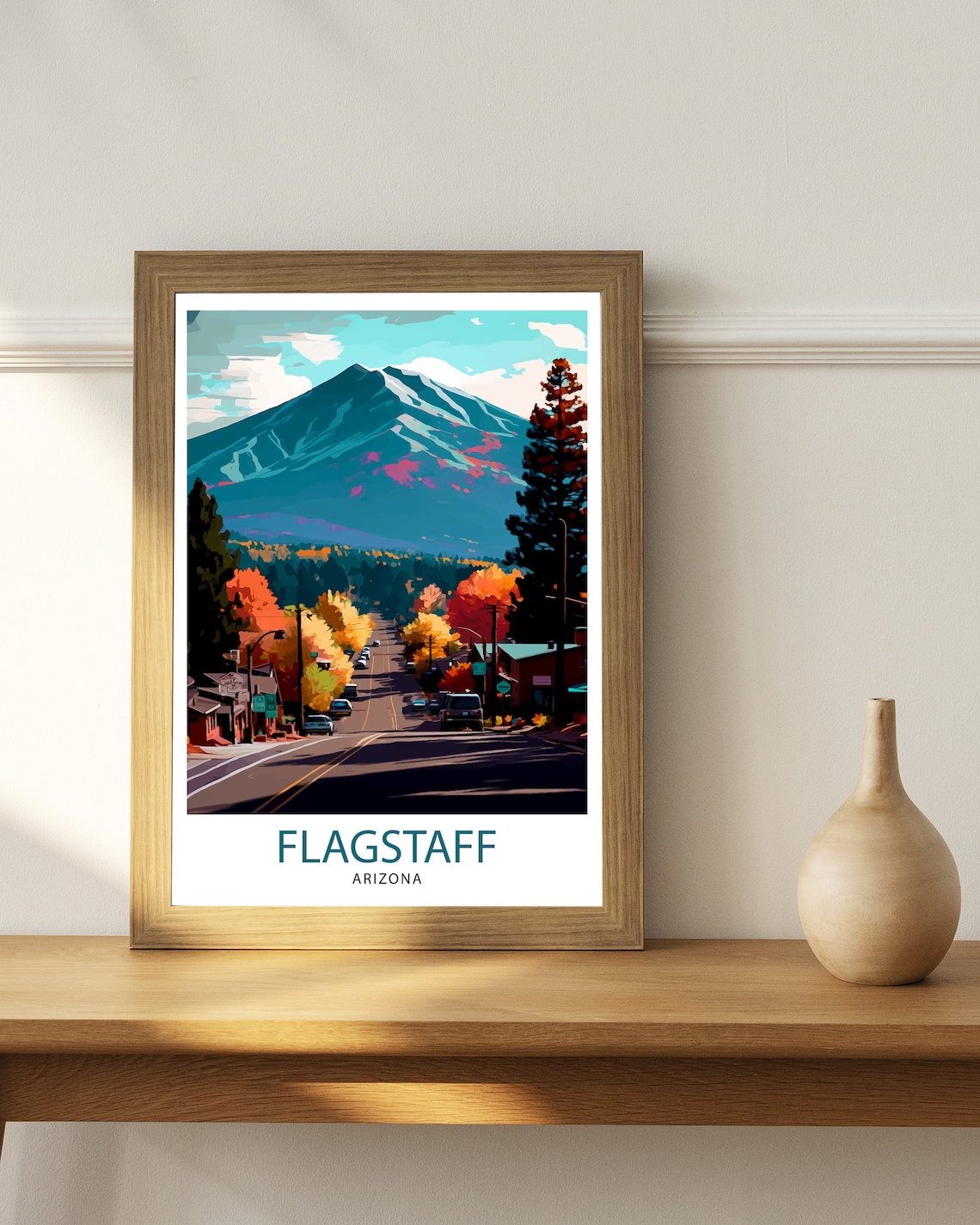 Flagstaff Arizona Travel Poster, Arizona Travel Poster - Image 2