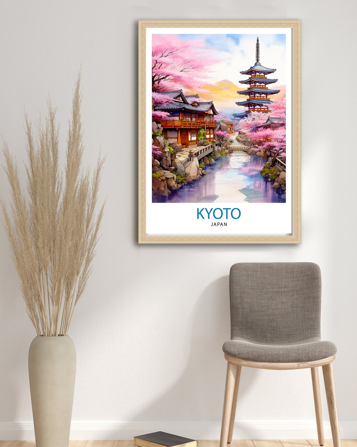 Kyoto Japan Travel Poster, Kyoto Art Print - Image 2