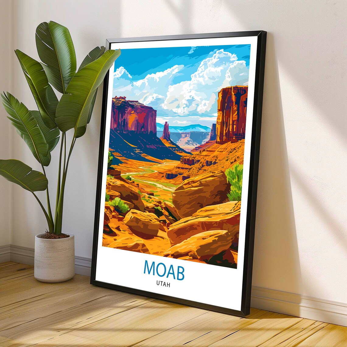 Moab Utah Travel Poster, Home Decor for Utah Lovers - Image 3