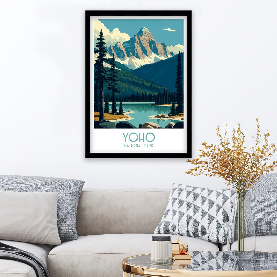 Yoho National Park Travel Poster, Yoho Canada - Image 2